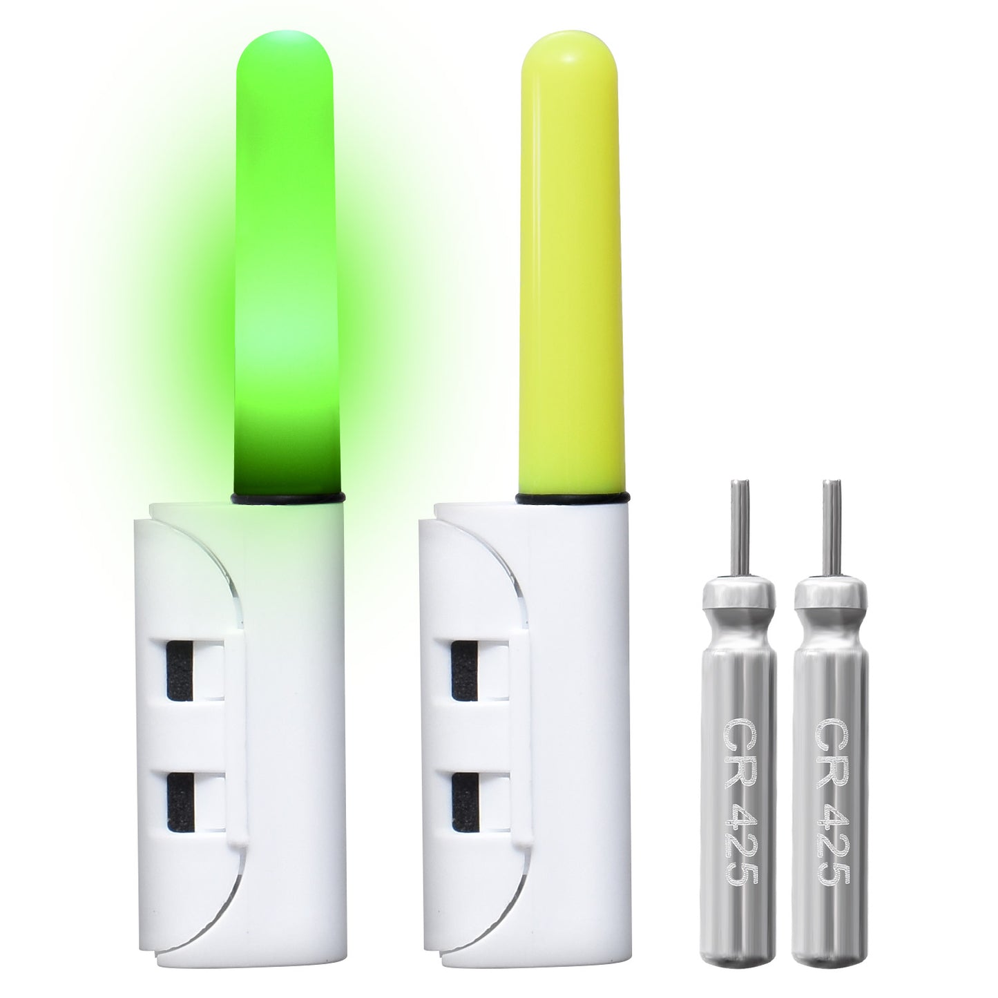 ESFUERZO(エスフエルソ) 竿先ライト 穂先ライト ヒットセンサー 防水 夜釣り LEDライト ケミホタル 電池付き cr425